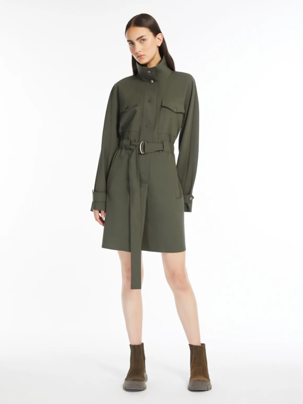 Flash Sale Abito in gabardina di lana Abiti