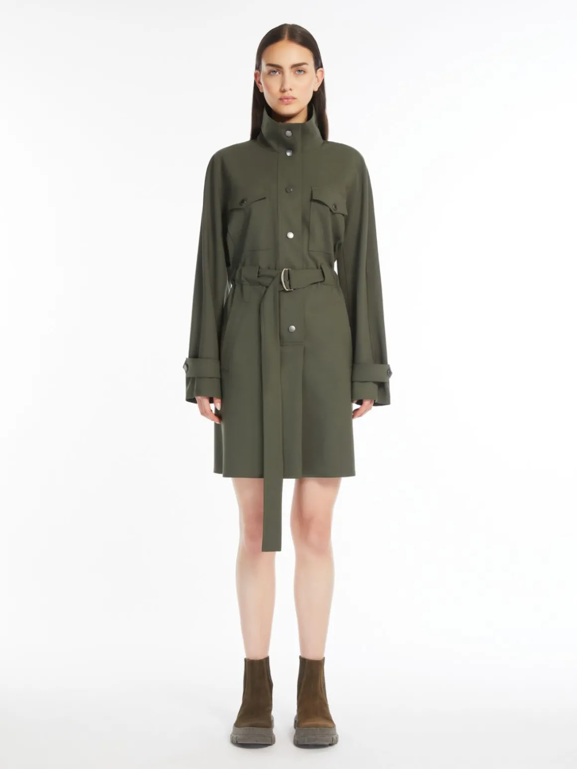 Flash Sale Abito in gabardina di lana Abiti