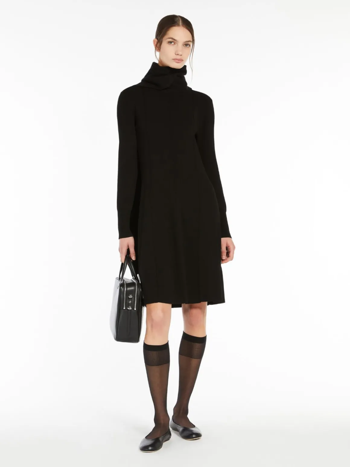 Outlet Abito in maglia di viscosa stretch Abiti