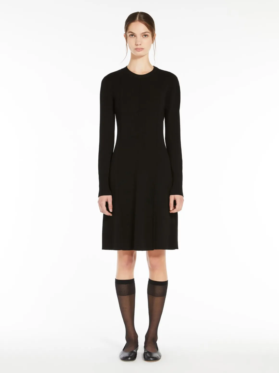 Outlet Abito in maglia di viscosa stretch Abiti