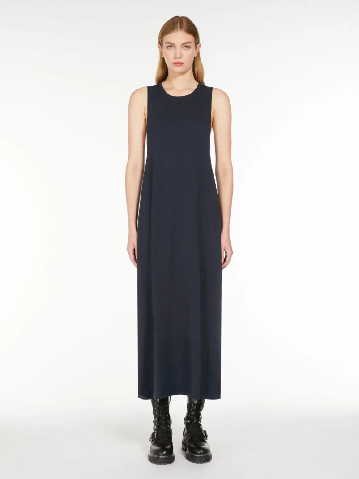 Fashion Abito smanicato in viscosa stretch Abiti