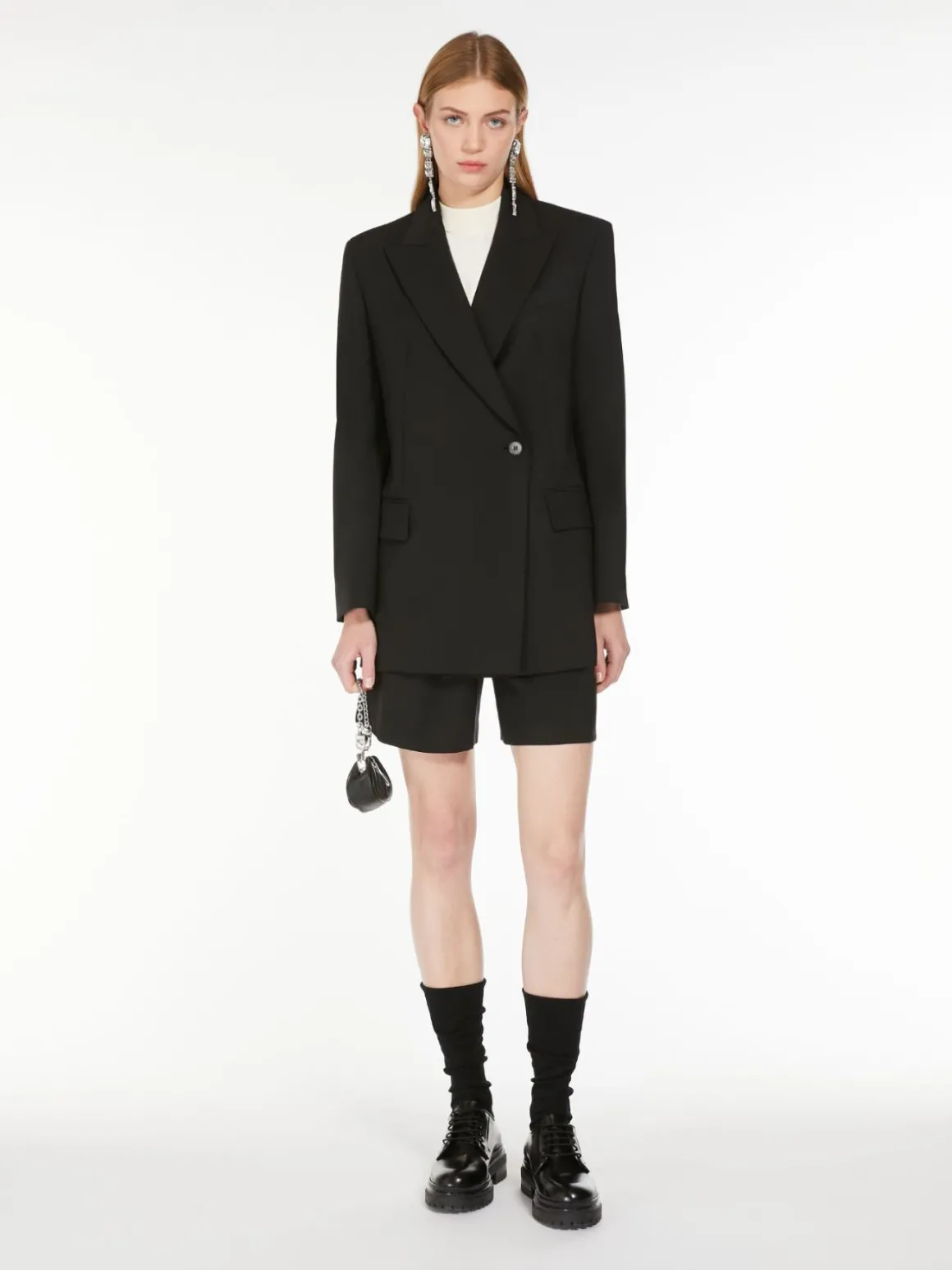 Cheap Bermuda in tela di lana Completie Tailleur | Pantaloniejeans