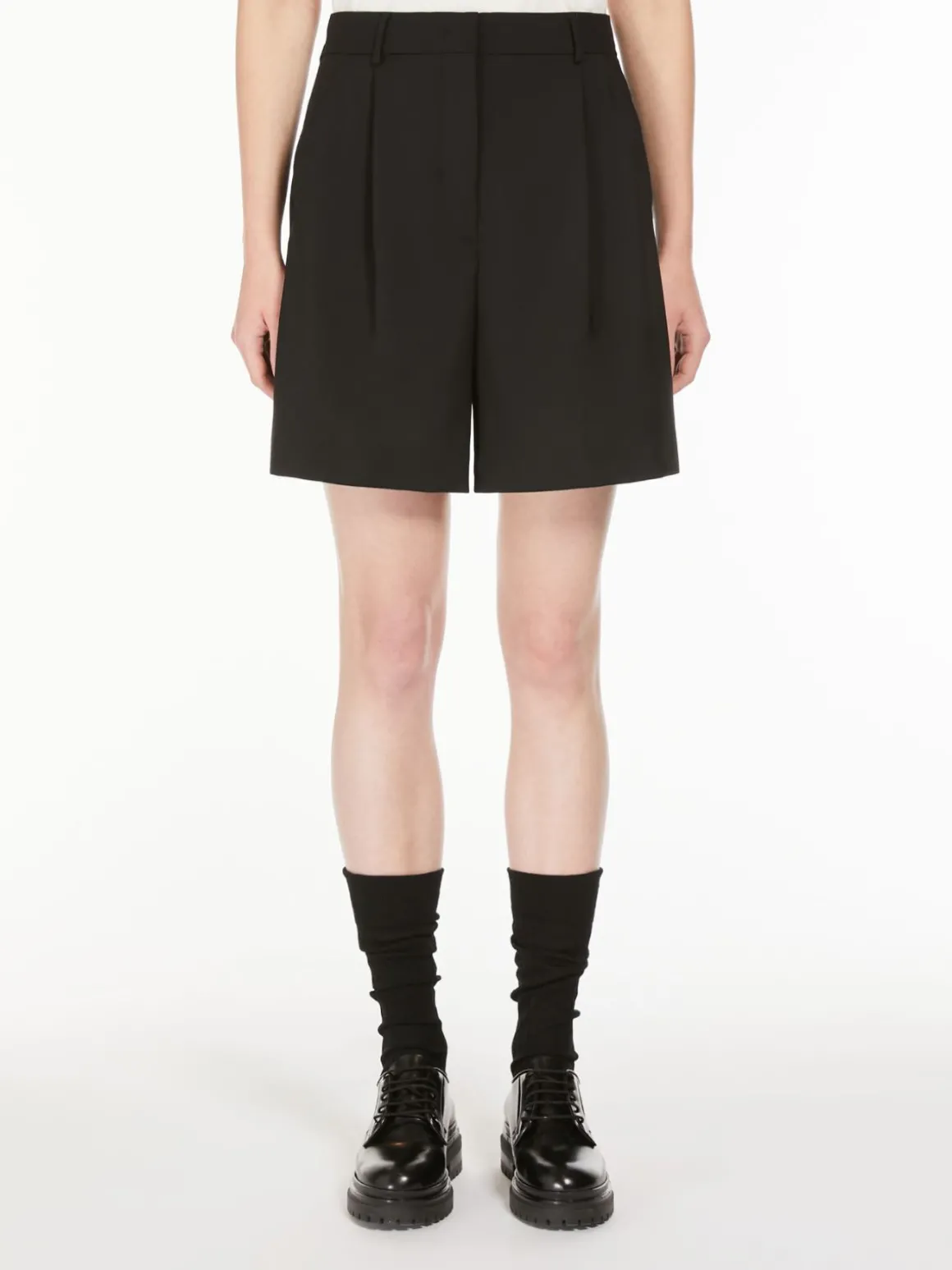 Cheap Bermuda in tela di lana Completie Tailleur | Pantaloniejeans
