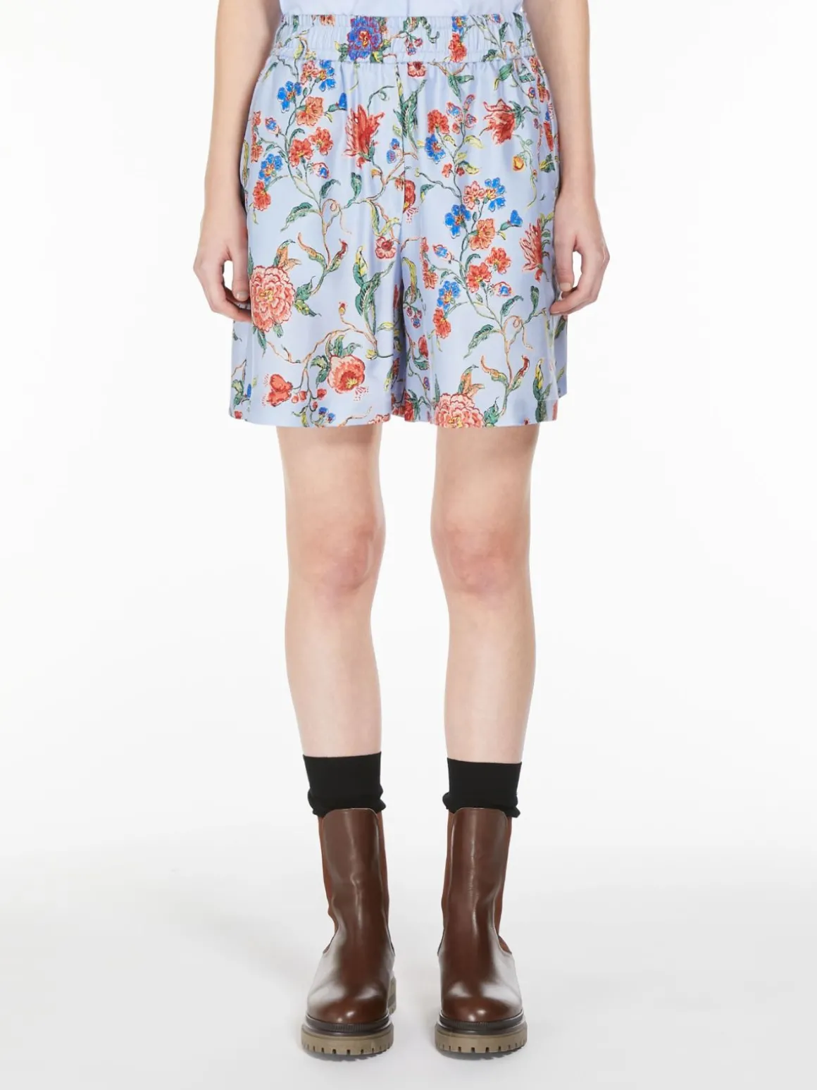 Online Bermuda in twill stampato Completie Tailleur | Pantaloniejeans