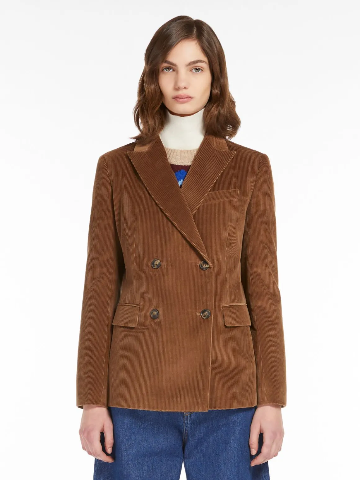 Clearance Blazer doppiopetto in velluto Completie Tailleur | Giacche Eblazer