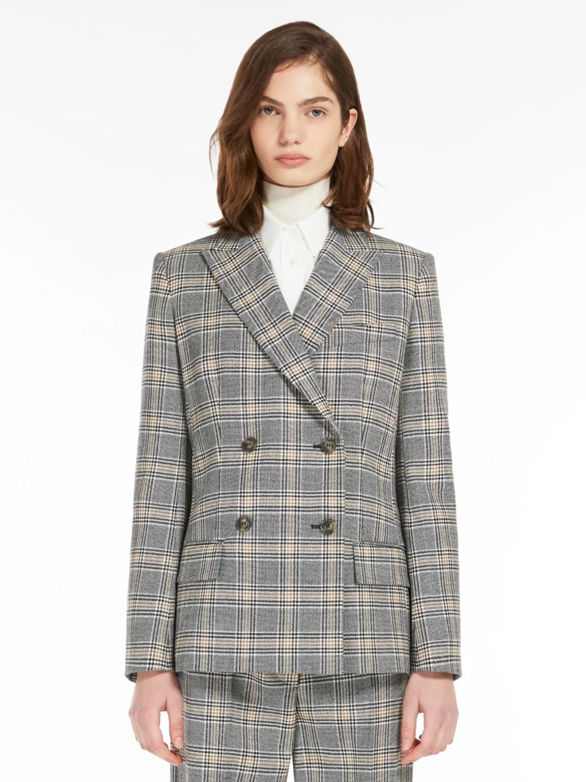 Best Sale Blazer in lana disegnata Completie Tailleur | Giacche Eblazer