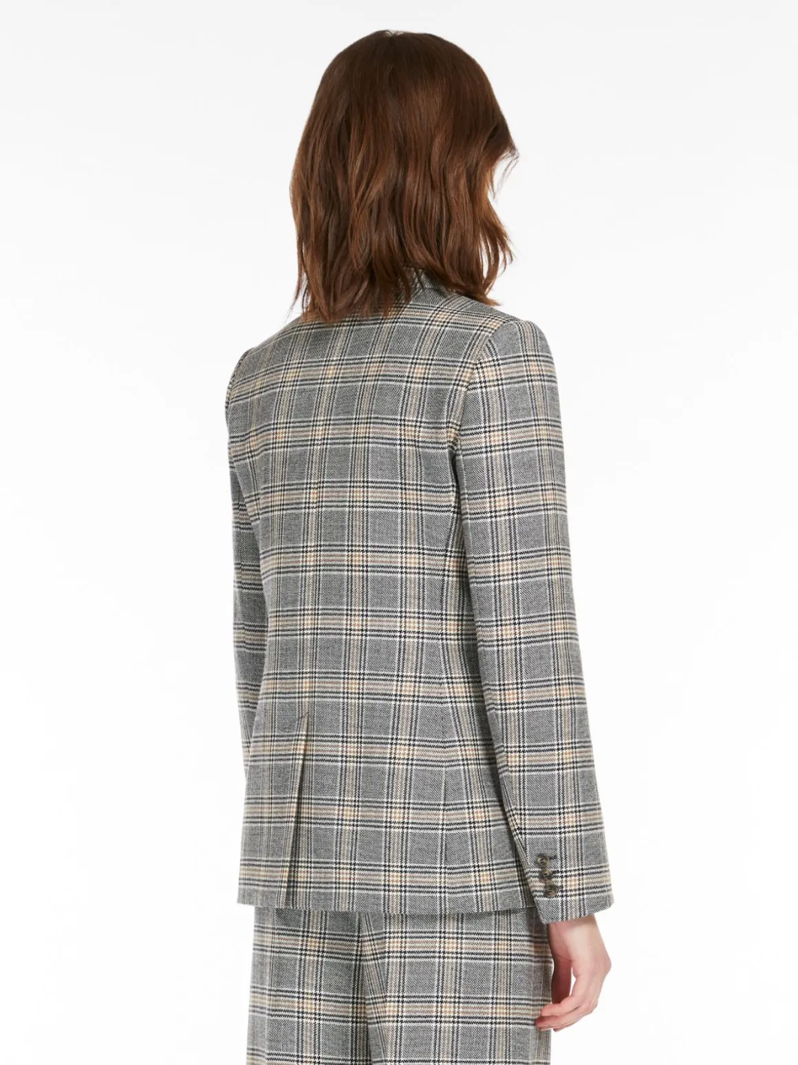 blazer_in_lana_disegnata_2.webp Best Sale Blazer in lana disegnata Completie Tailleur | Giacche Eblazer