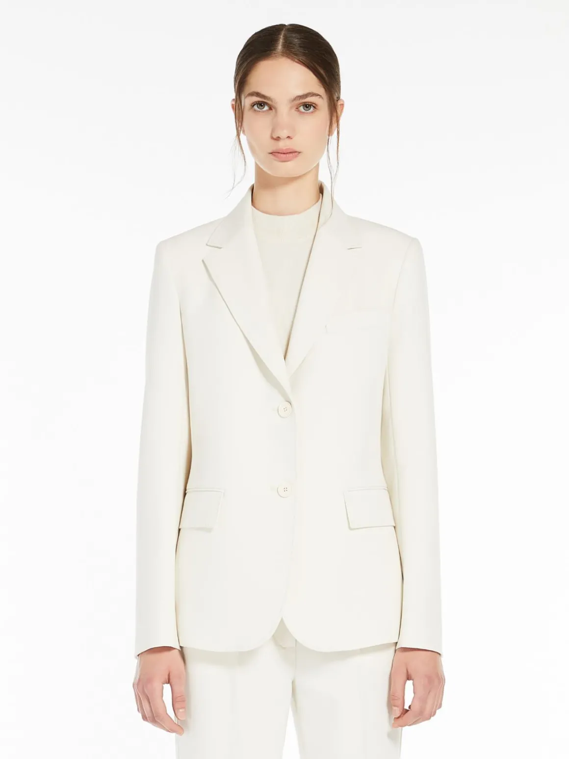 Online Blazer monopetto in tela di mista viscosa Giacche Eblazer