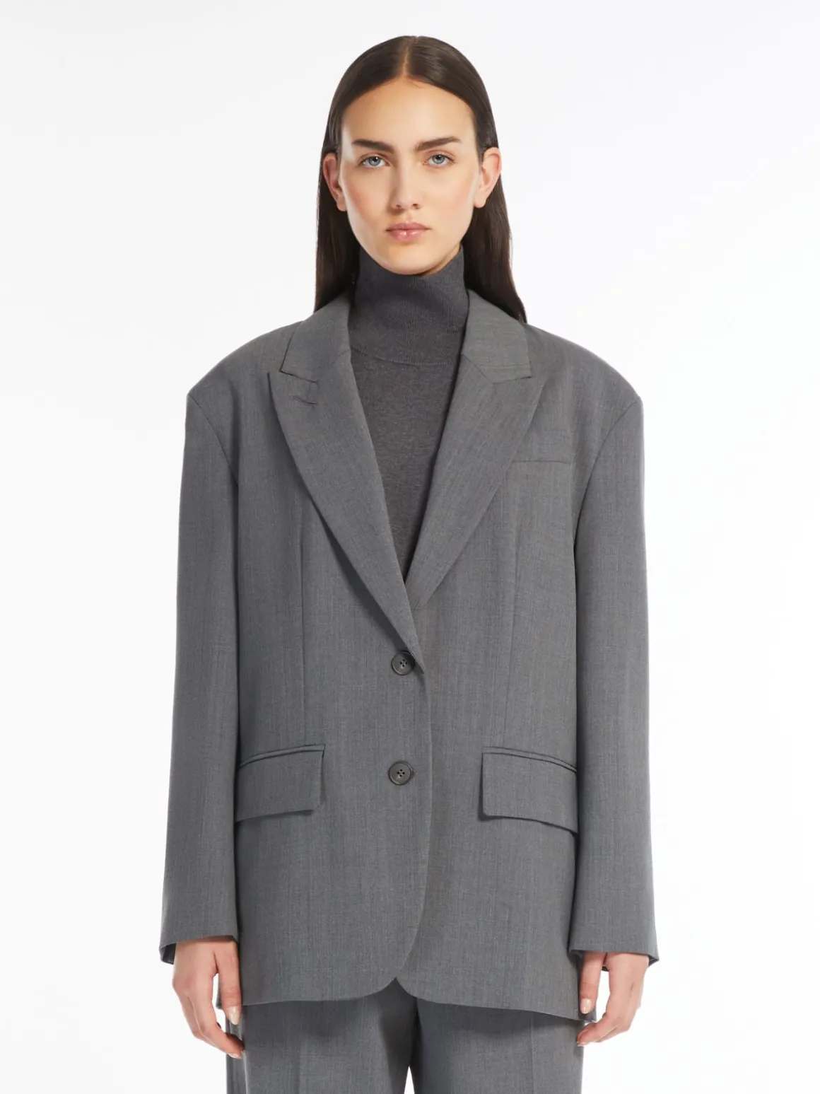 Fashion Blazer over in gabardina mista lana Completie Tailleur | Giacche Eblazer