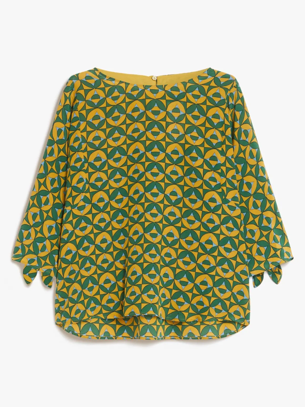 blusa_in_crpe_de_chine_stampato_4-1.webp Store Blusa in crêpe de Chine stampato Completie Tailleur | Camicie E Bluse