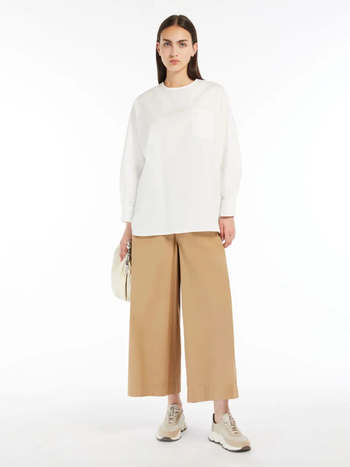 Outlet Blusa in popeline di cotone Camicie E Bluse