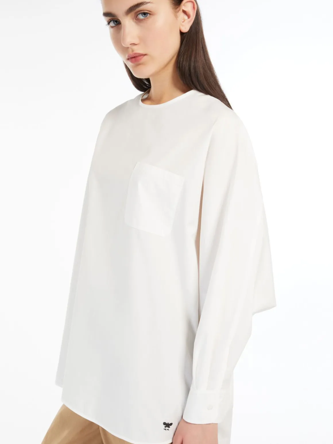 blusa_in_popeline_di_cotone_3-1.webp Outlet Blusa in popeline di cotone Camicie E Bluse