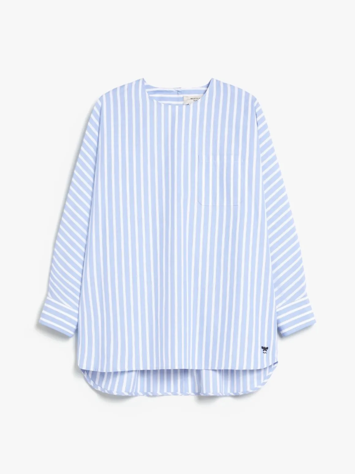 blusa_in_popeline_di_cotone_4.webp Sale Blusa in popeline di cotone Camicie E Bluse