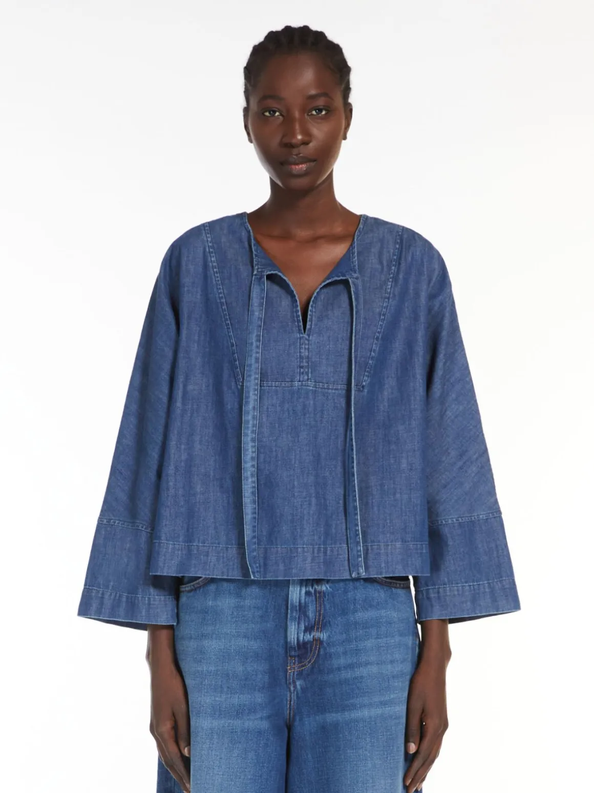 Outlet sa marinier in denim Camicie E Bluse