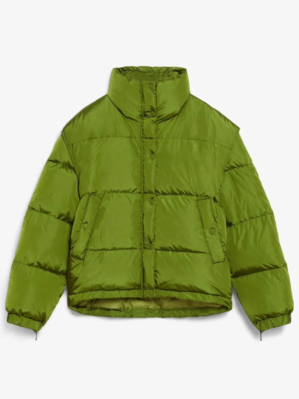bomber_crop_in_taffet_antigoccia_6.webp Best Sale Bomber crop in taffetà antigoccia Imbottiti E Parka