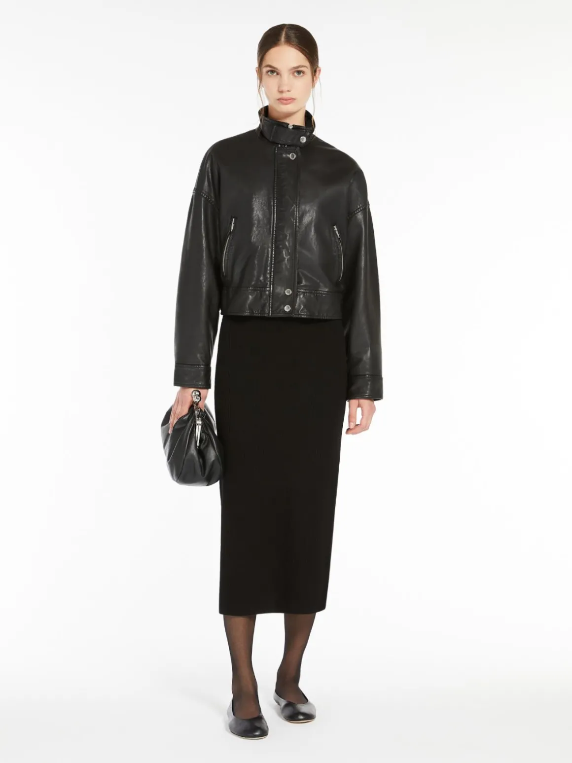 Online Bomber in nappa lavata Giacche Eblazer