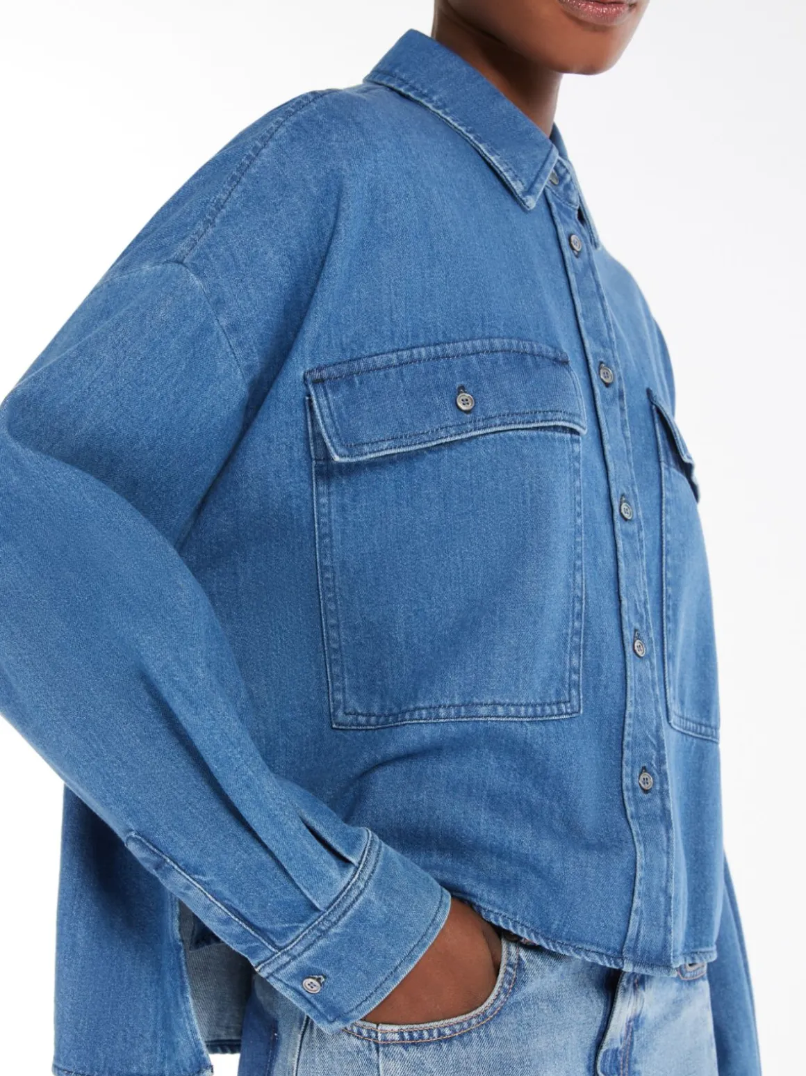 camicia_boxy_in_denim_4-2.webp Best Sale Camicia boxy in denim Camicie E Bluse