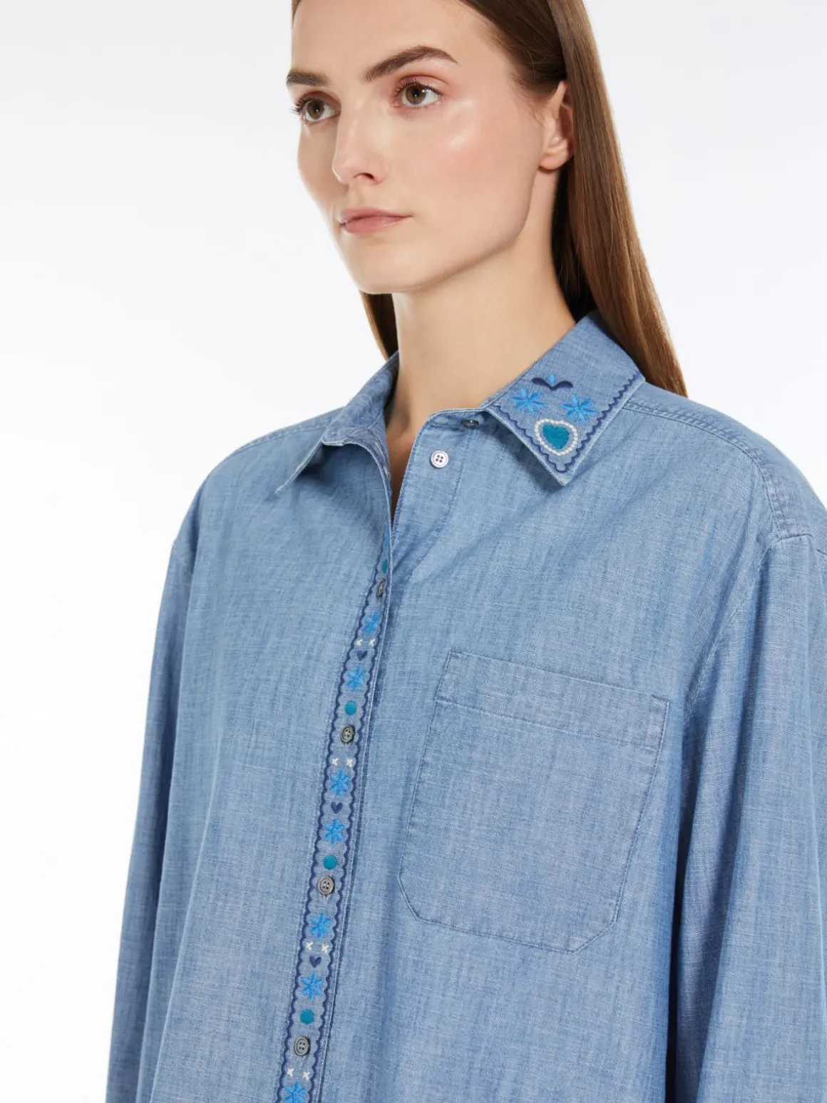 camicia_in_chambray_di_cotone_4.webp Discount Camicia in chambray di cotone Camicie E Bluse