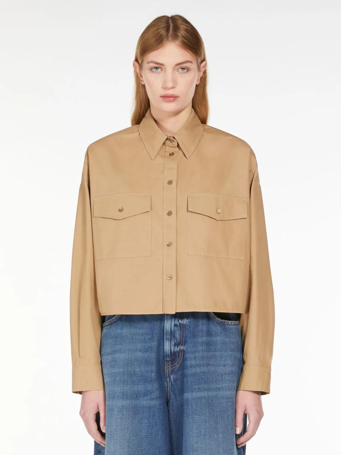 Outlet Camicia in cotone e twill stampato Camicie E Bluse