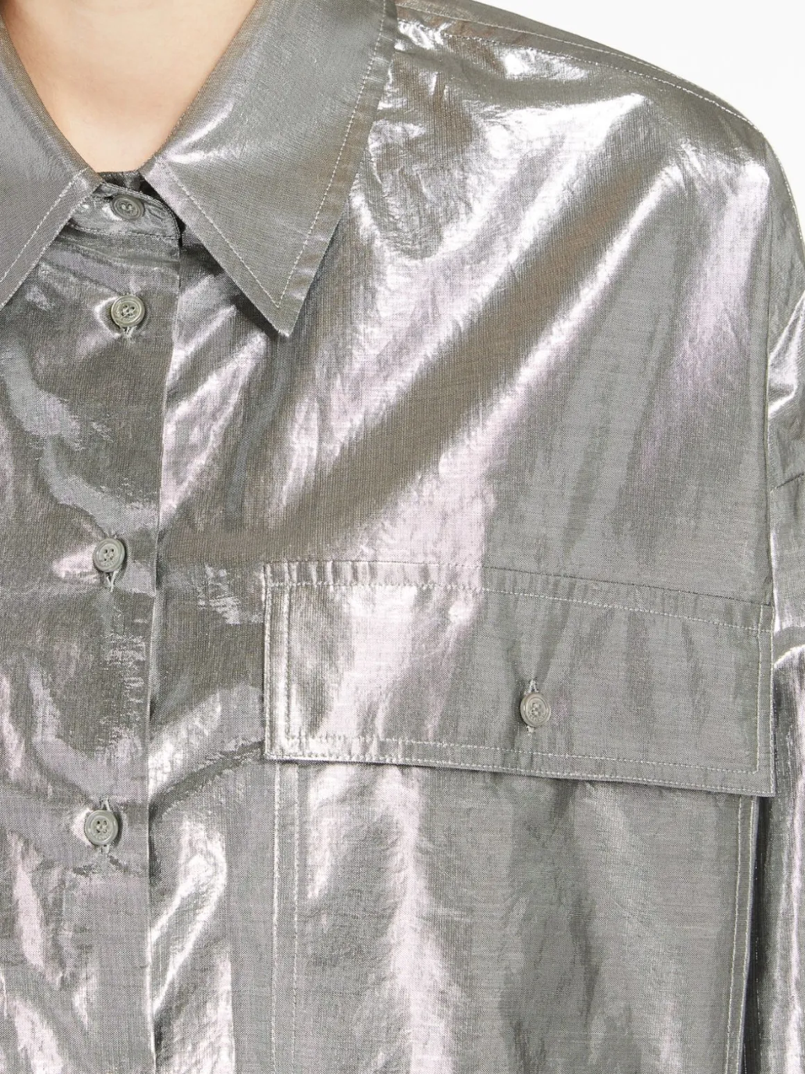 camicia_in_cotone_lam_4.webp Sale Camicia in cotone lamé Camicie E Bluse