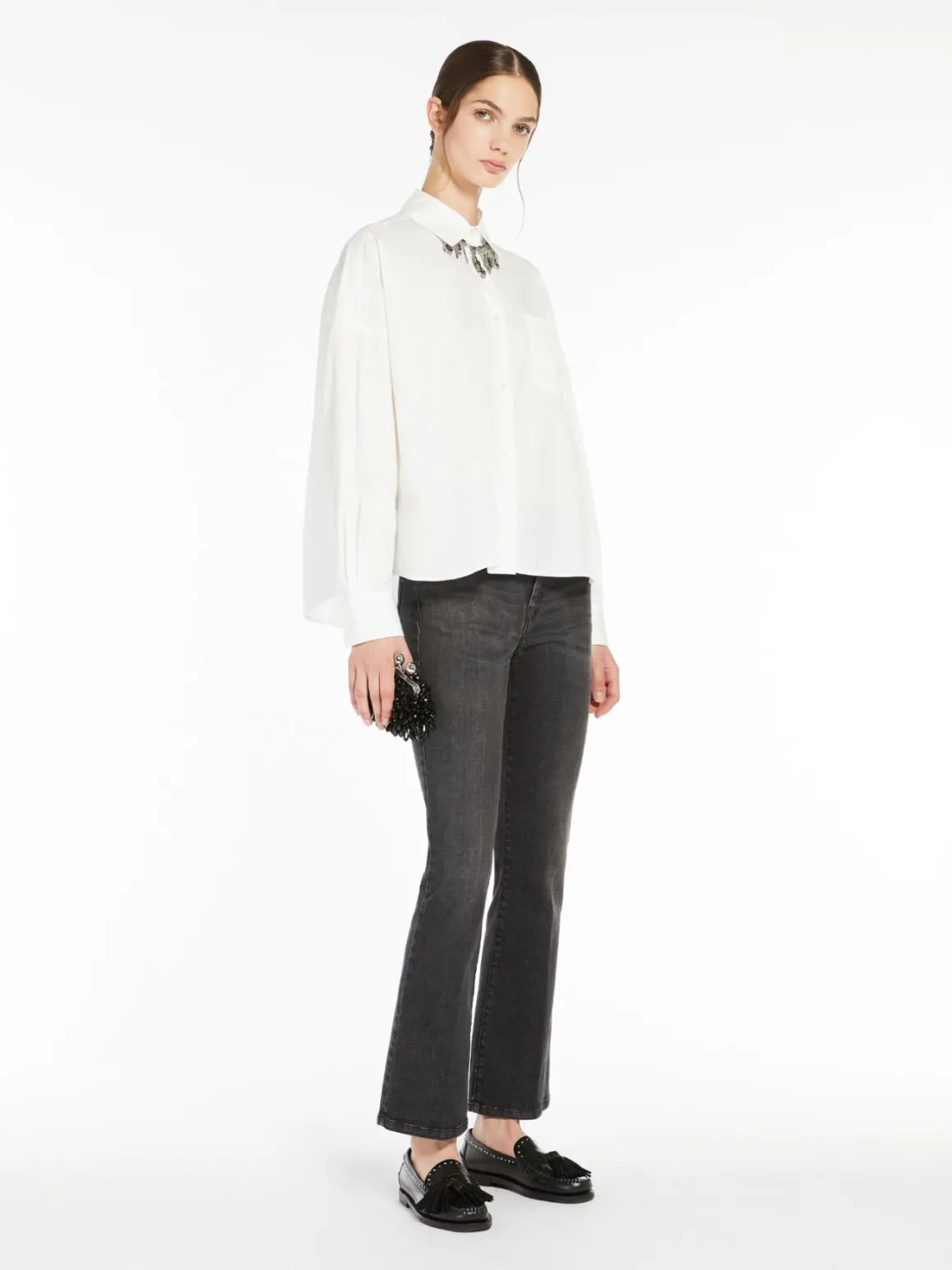 Discount Camicia in popeline di cotone Camicie E Bluse
