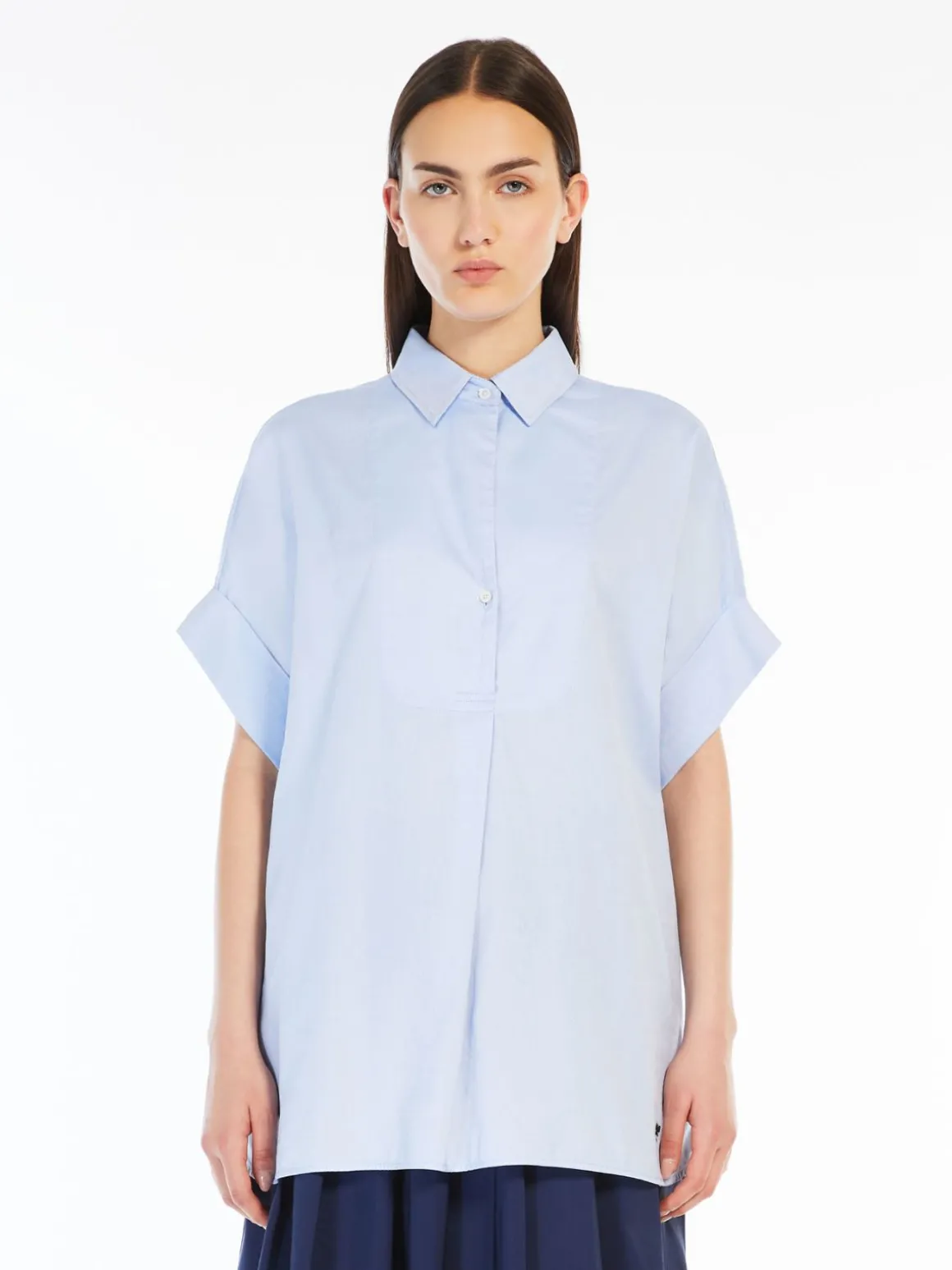 Clearance Camicia in popeline di cotone Camicie E Bluse