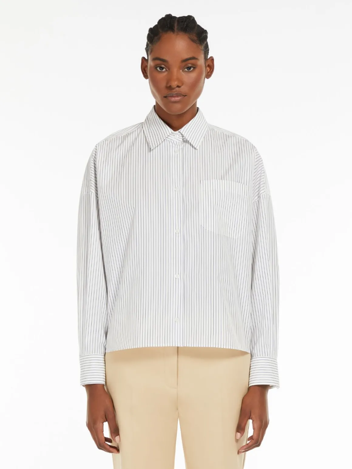 New Camicia in popeline di cotone Camicie E Bluse