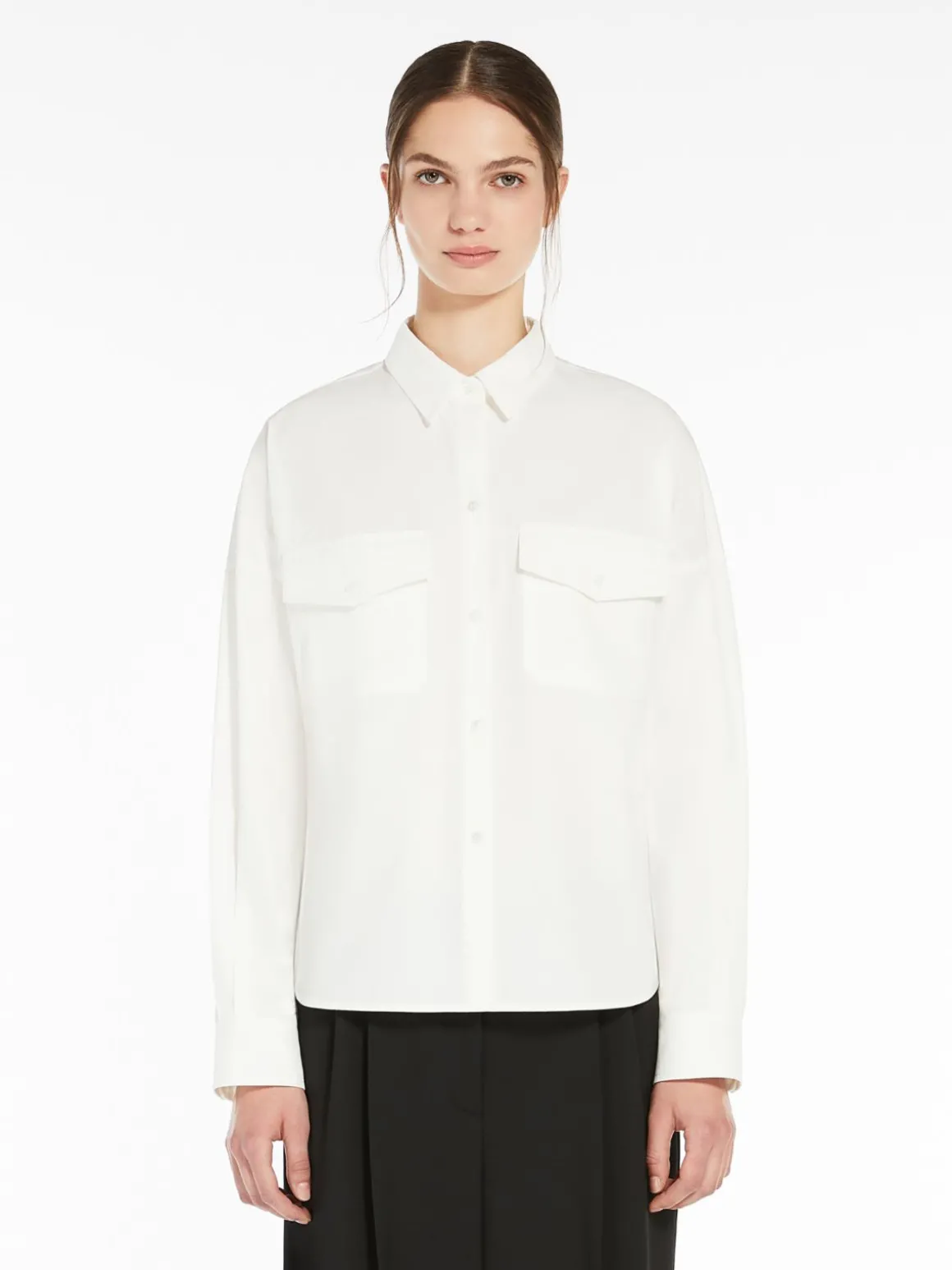 Shop Camicia in popeline di cotone Camicie E Bluse