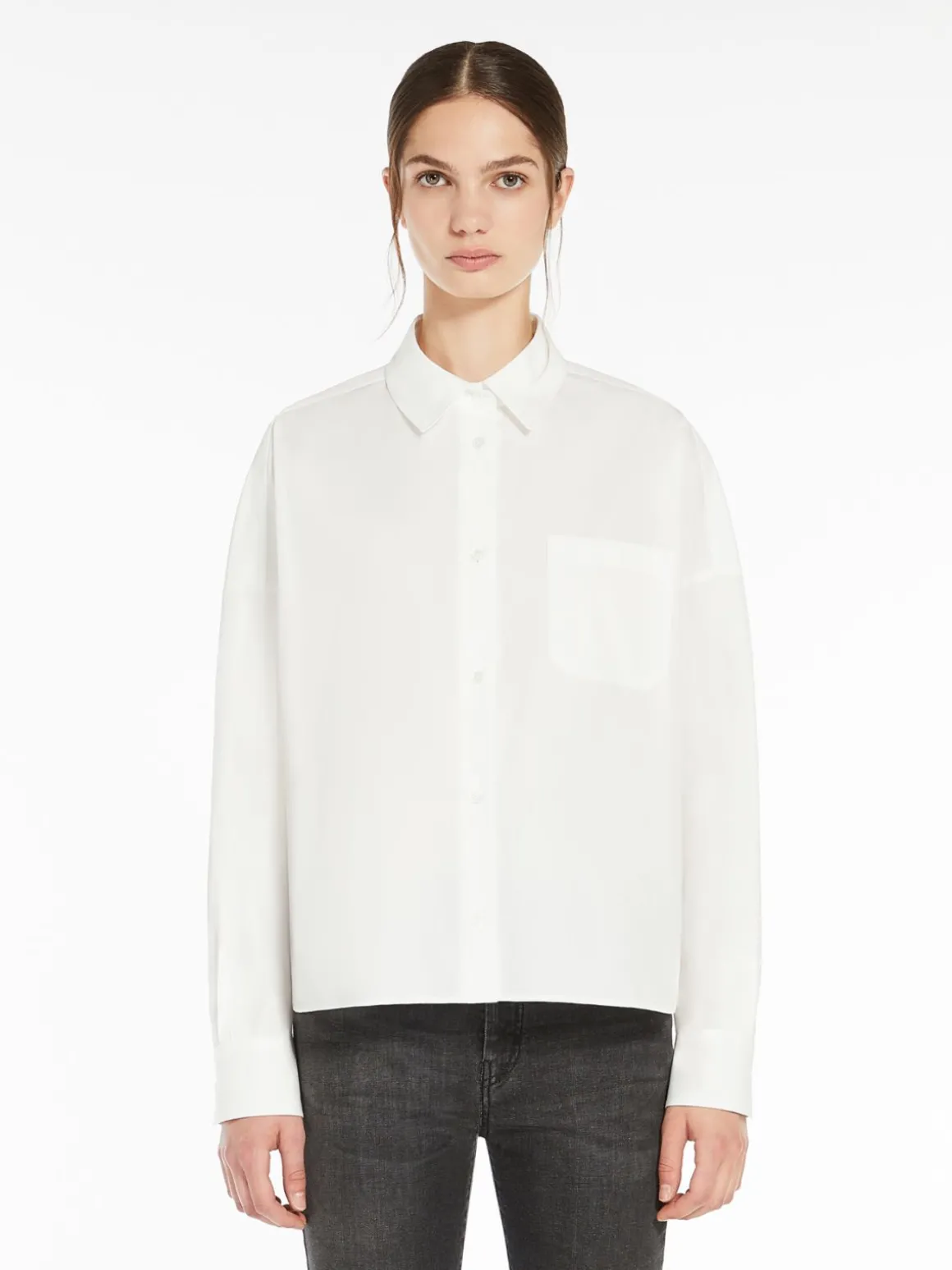 Discount Camicia in popeline di cotone Camicie E Bluse