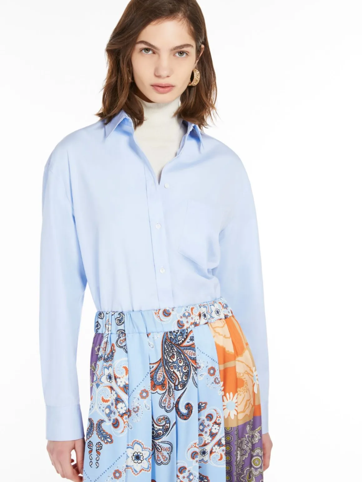 camicia_in_popeline_di_cotone_3-3.webp Best Sale Camicia in popeline di cotone Camicie E Bluse