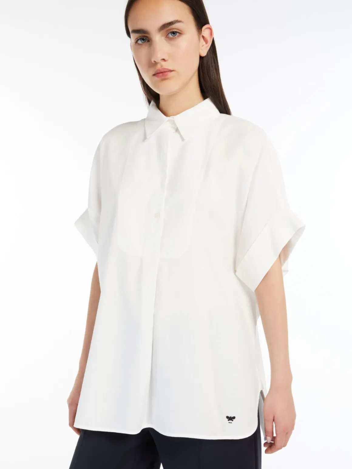 camicia_in_popeline_di_cotone_3-4.webp Cheap Camicia in popeline di cotone Camicie E Bluse