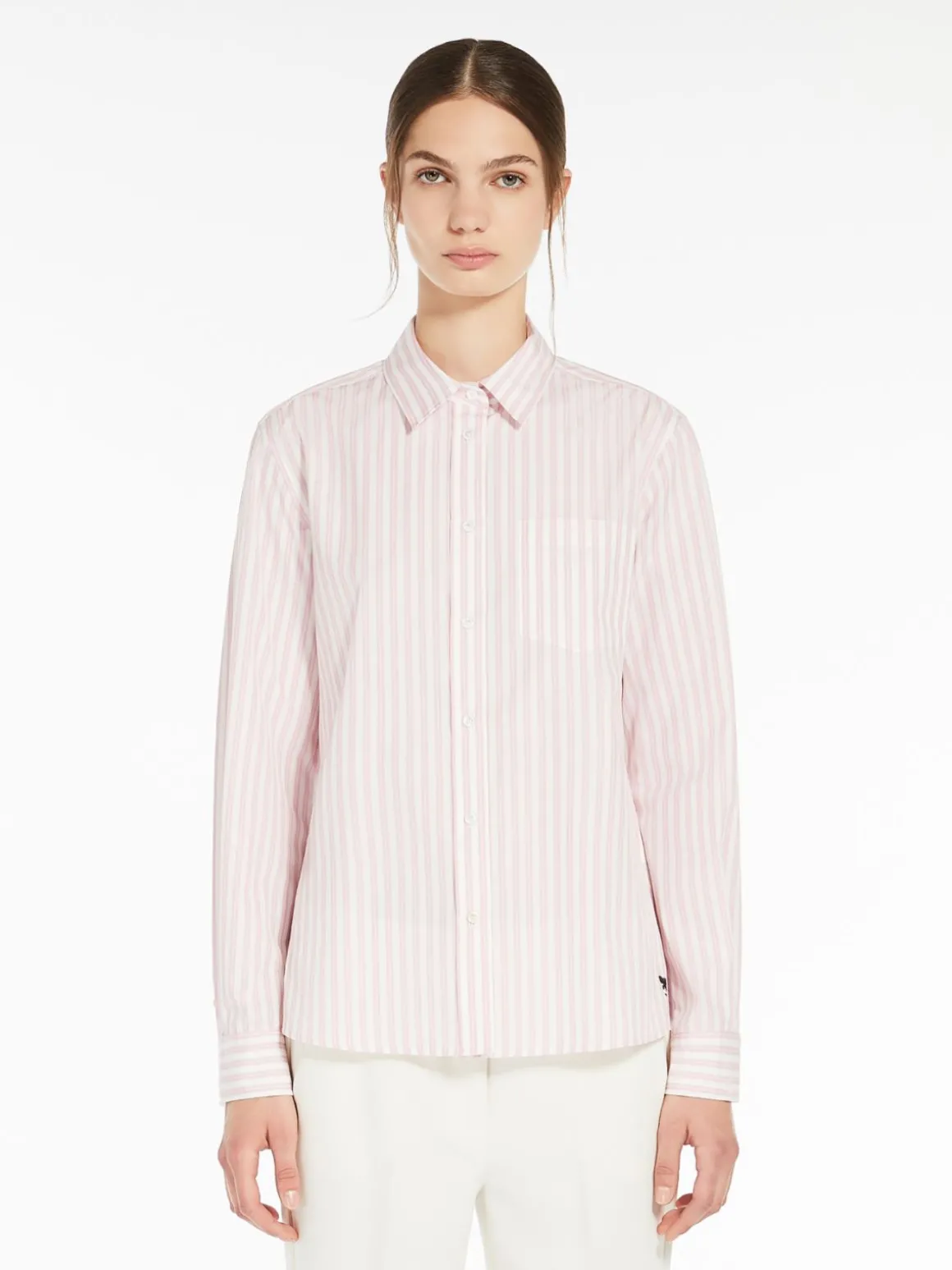Flash Sale Camicia in popeline di cotone rigato Camicie E Bluse