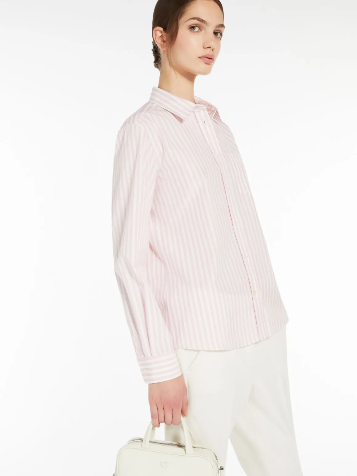 camicia_in_popeline_di_cotone_rigato_3-1.webp Flash Sale Camicia in popeline di cotone rigato Camicie E Bluse