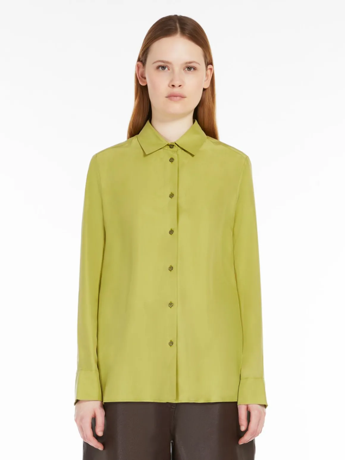 Clearance Camicia in seta lavata Camicie E Bluse
