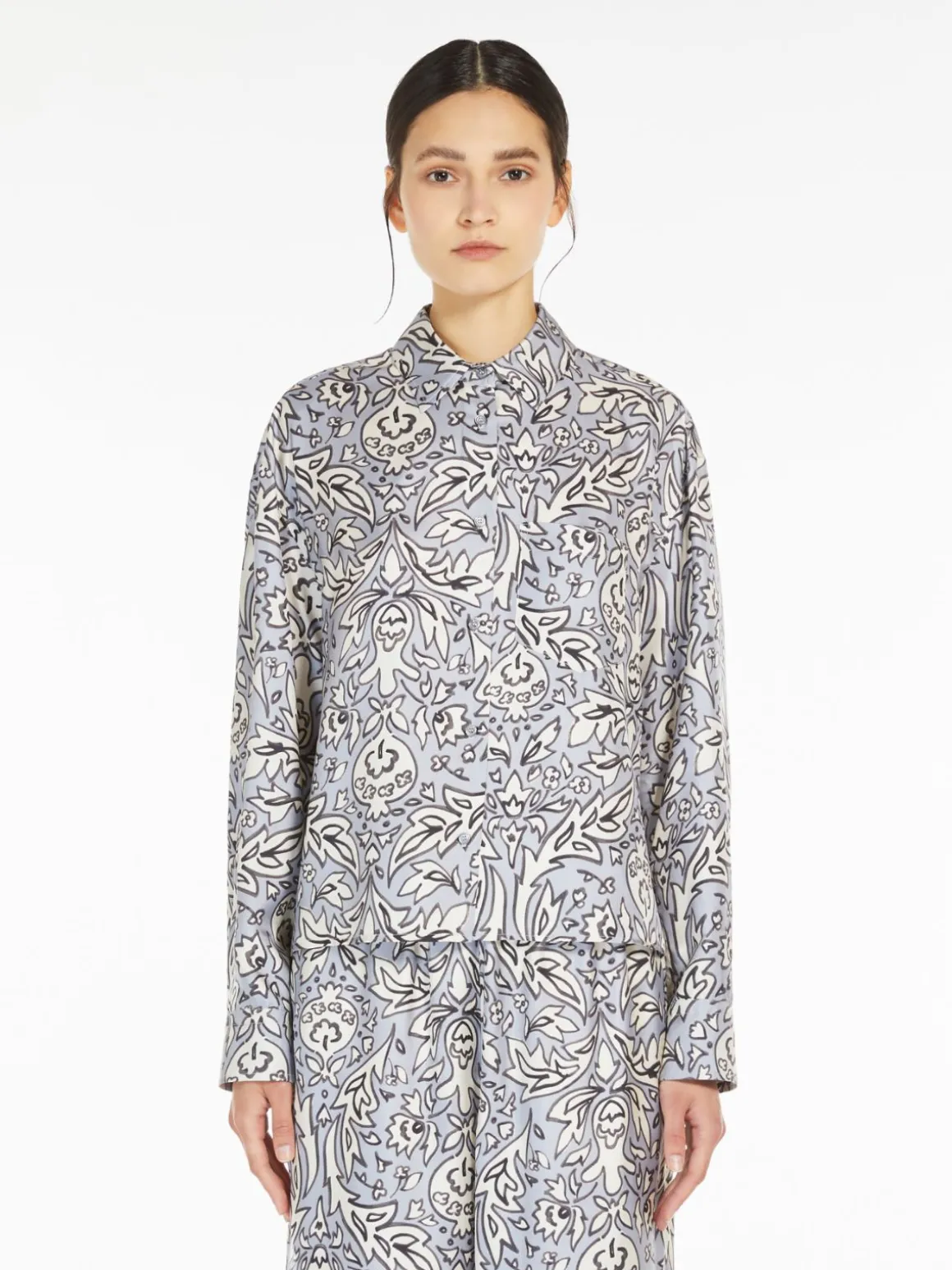 Best Camicia in twill di seta Camicie E Bluse