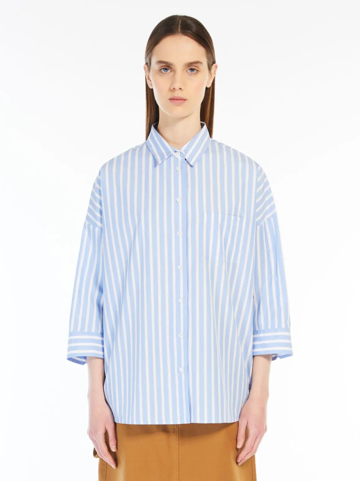 New Camicia morbida in popeline Camicie E Bluse
