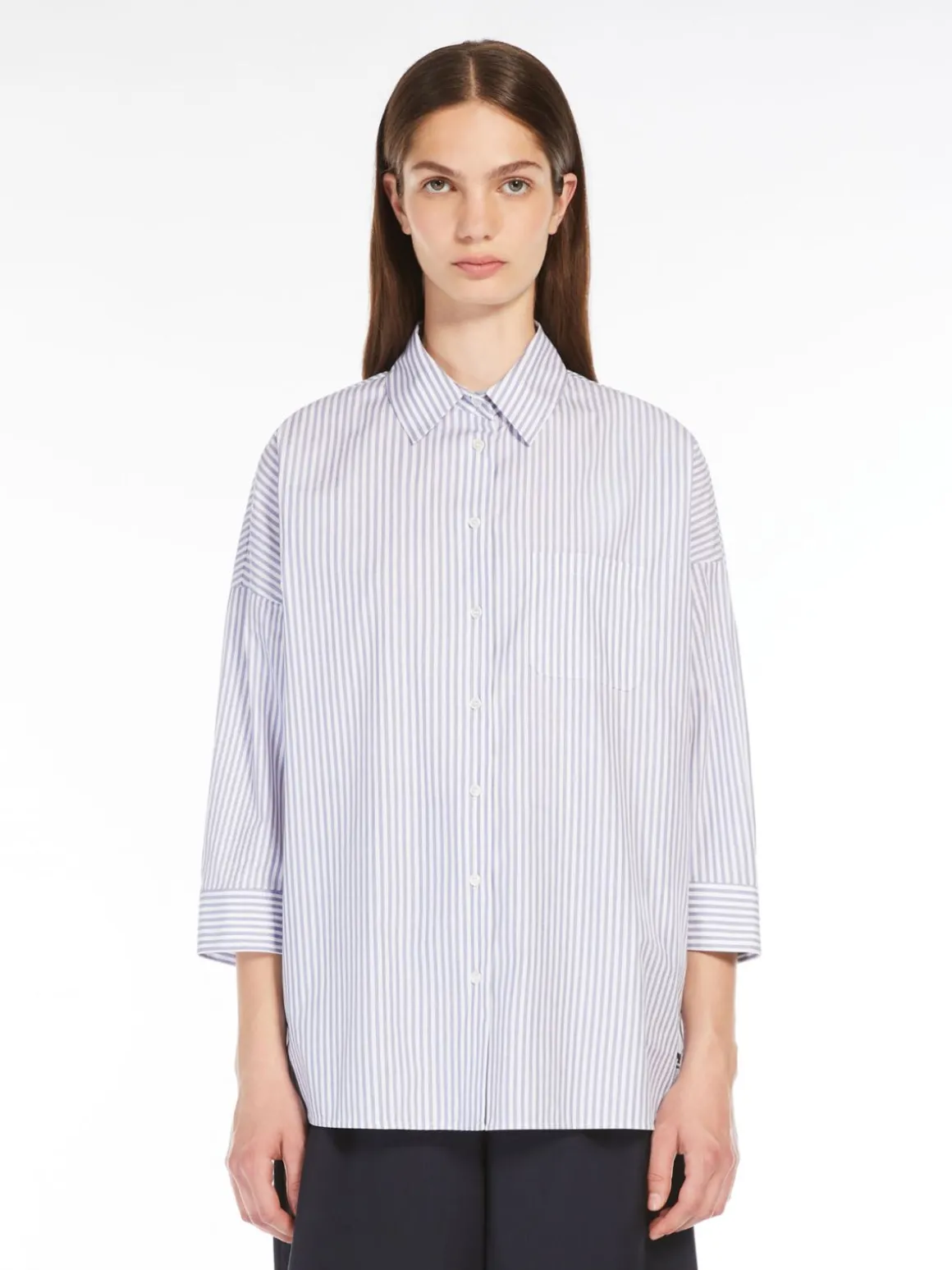 Cheap Camicia morbida in popeline Camicie E Bluse
