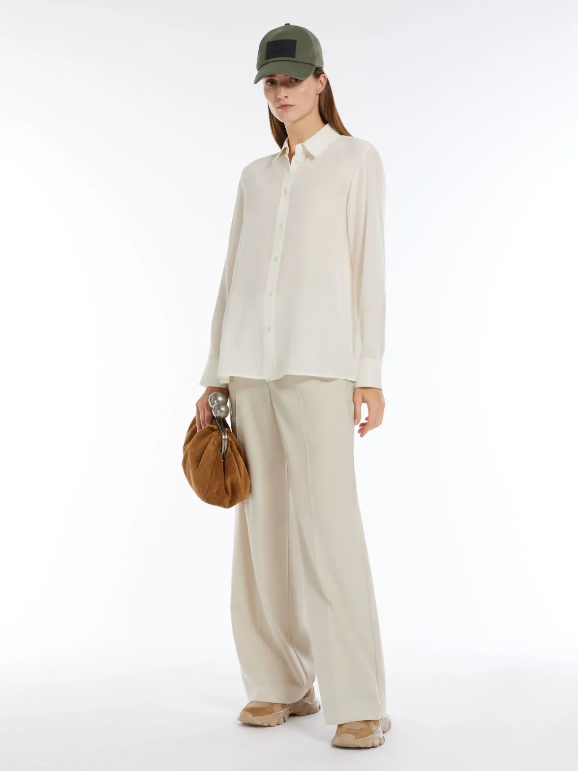 Outlet Camicia morbida in seta Camicie E Bluse