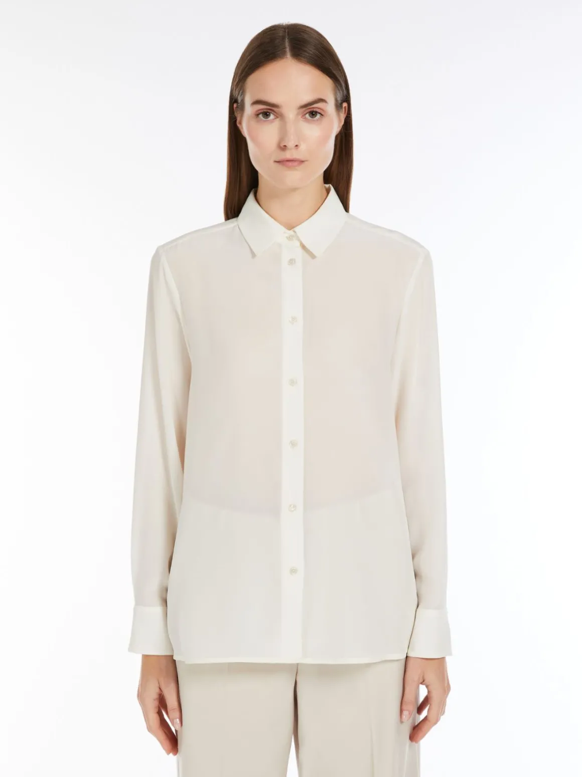 Outlet Camicia morbida in seta Camicie E Bluse