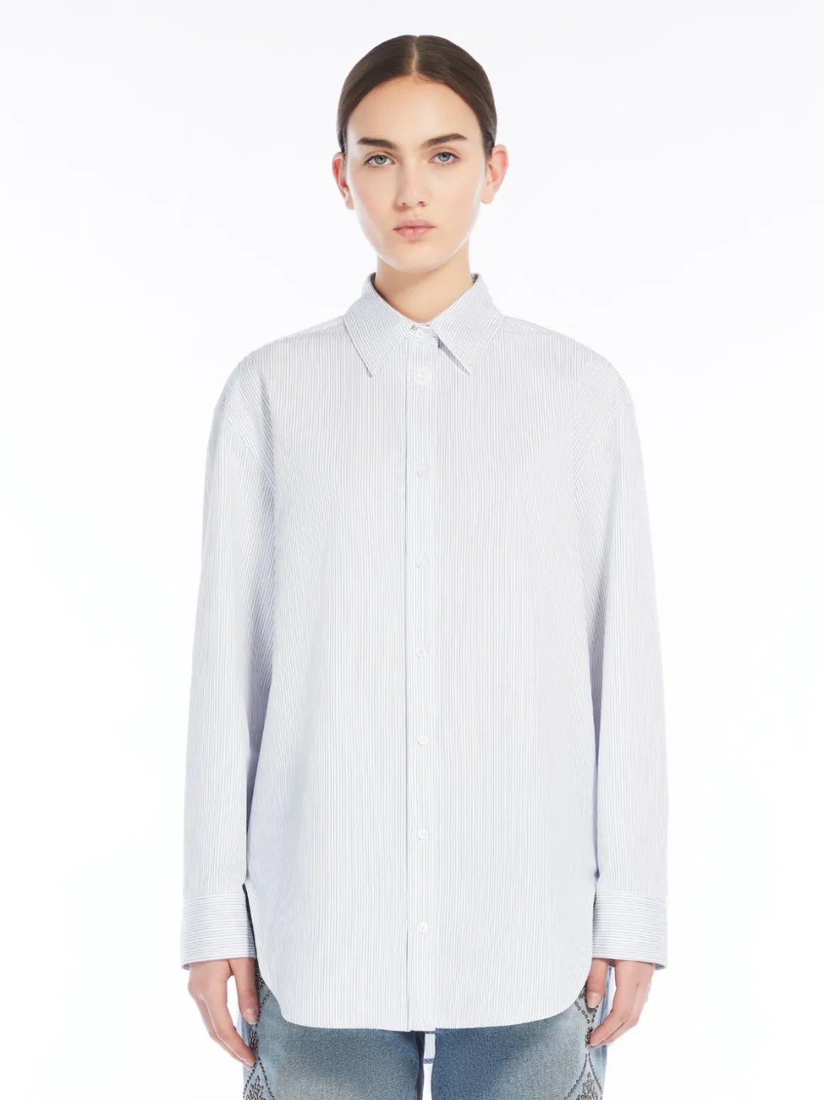 Flash Sale Camicia over in twill di cotone Camicie E Bluse