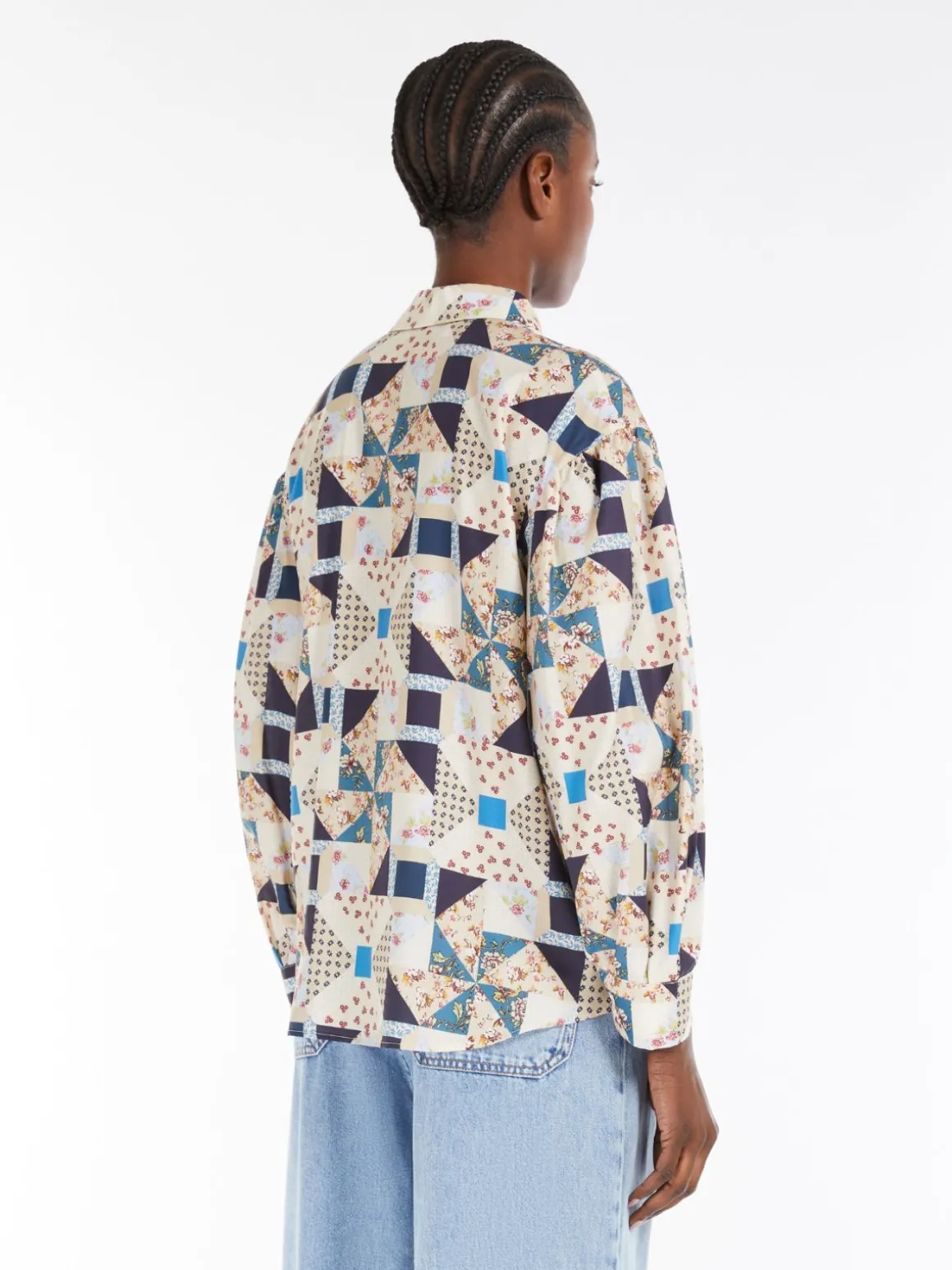 camicia_patchwork_in_raso_di_cotone_2.webp Shop Camicia patchwork in raso di cotone Camicie E Bluse