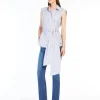 Clearance Camicia smanicata in popeline Camicie E Bluse