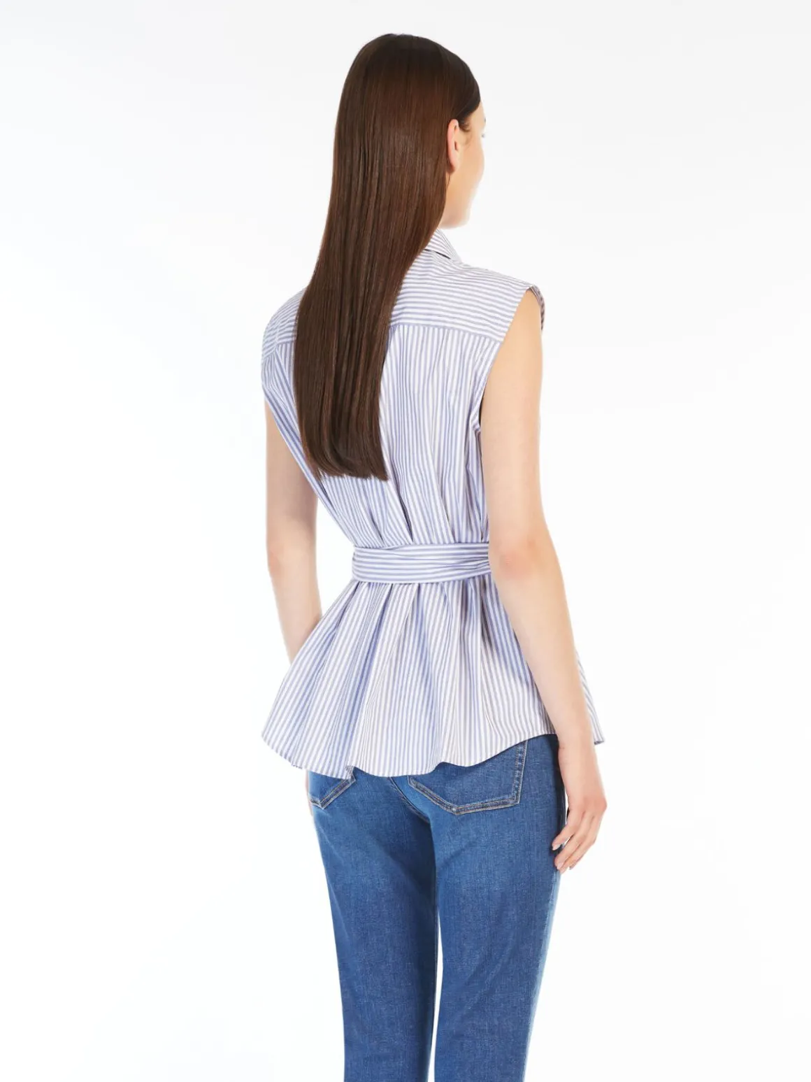 camicia_smanicata_in_popeline_2-1.webp Clearance Camicia smanicata in popeline Camicie E Bluse