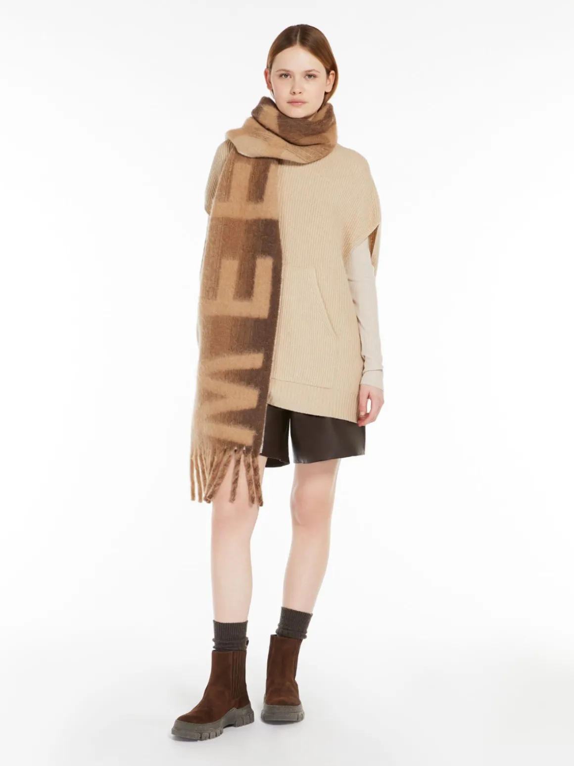 Shop Cappa in maglia a coste Gilet | Maglie