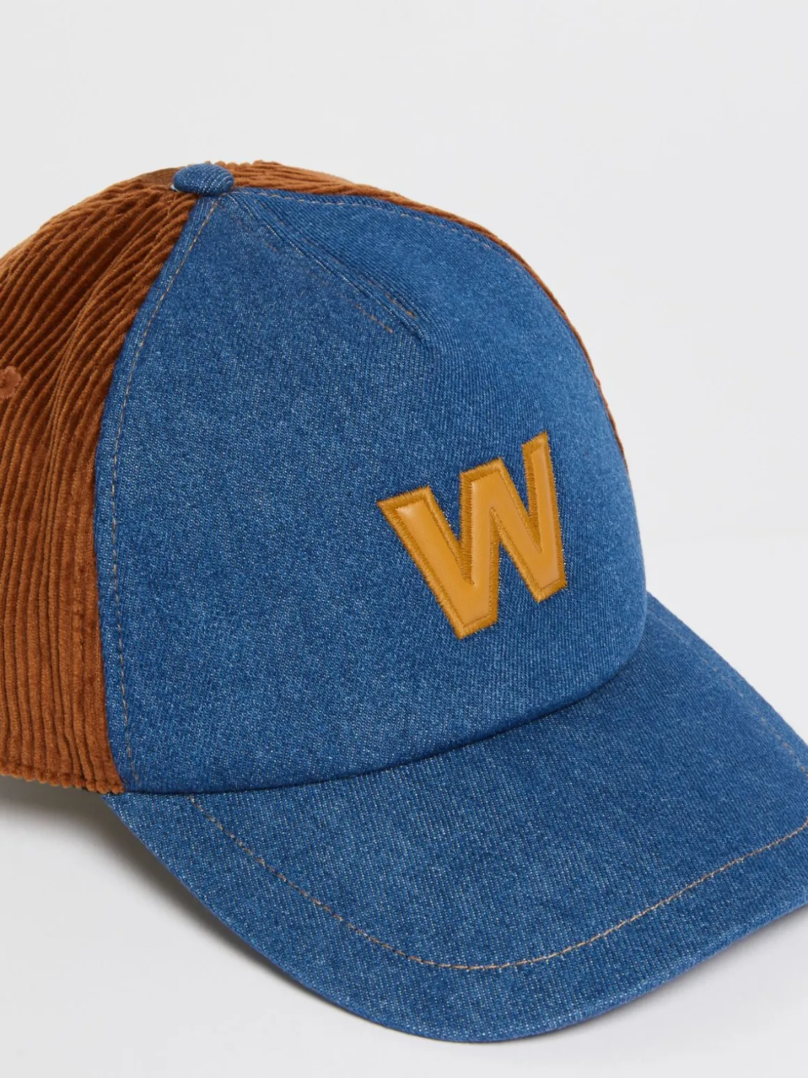 Cheap Cappello baseball in velluto e denim Cinture,cappelli,accessori