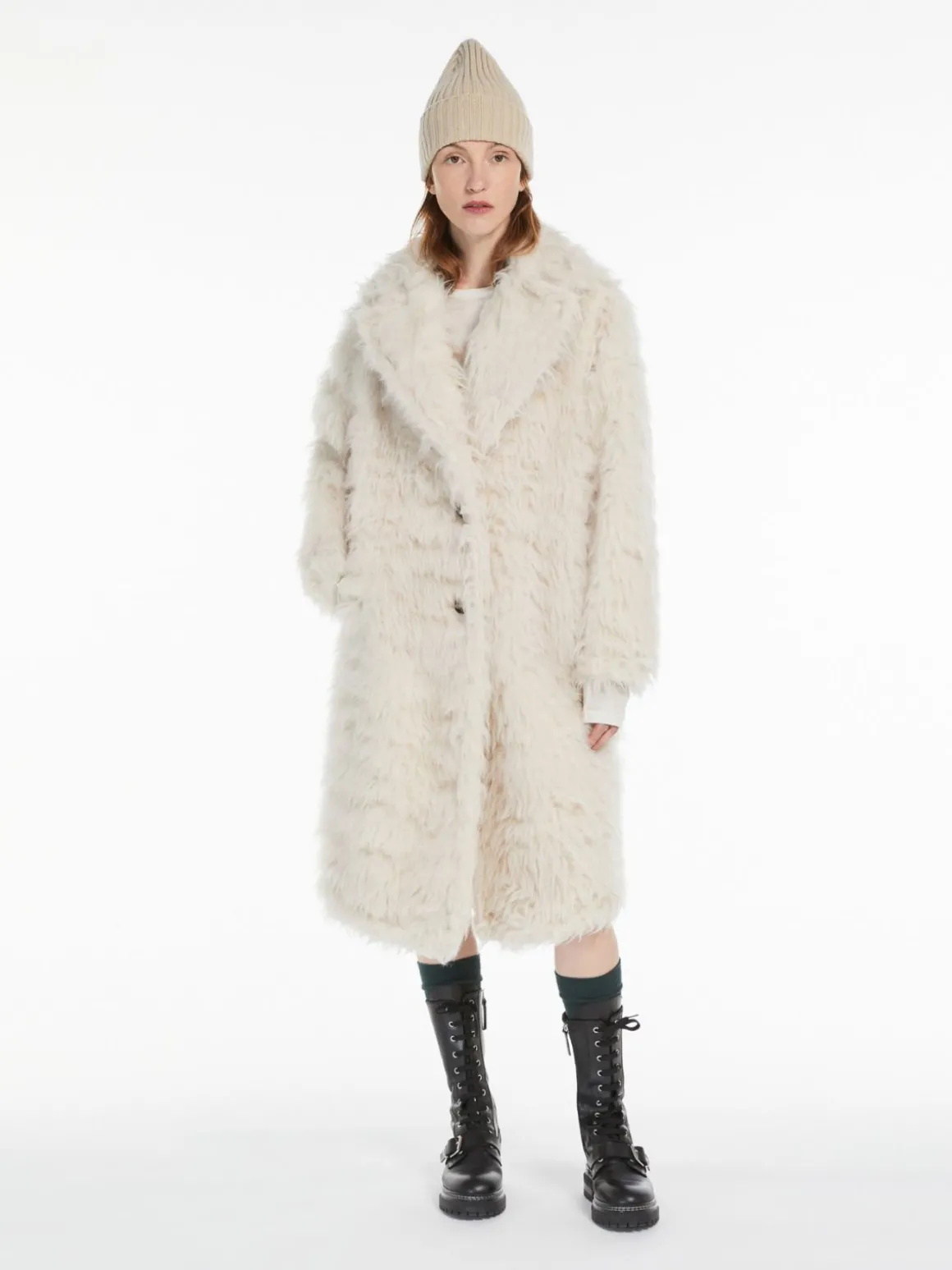 Hot Cappotto a vestaglia in alpaca e lana Cappottietrench