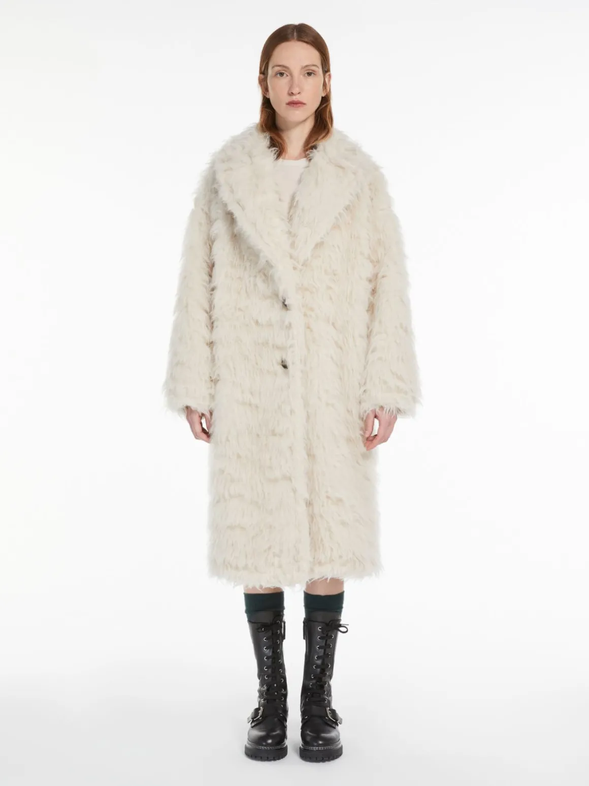 Hot Cappotto a vestaglia in alpaca e lana Cappottietrench