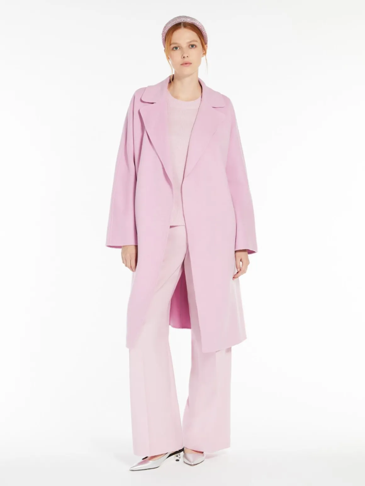 Sale Cappotto a vestaglia in double di misto lana Cappottietrench