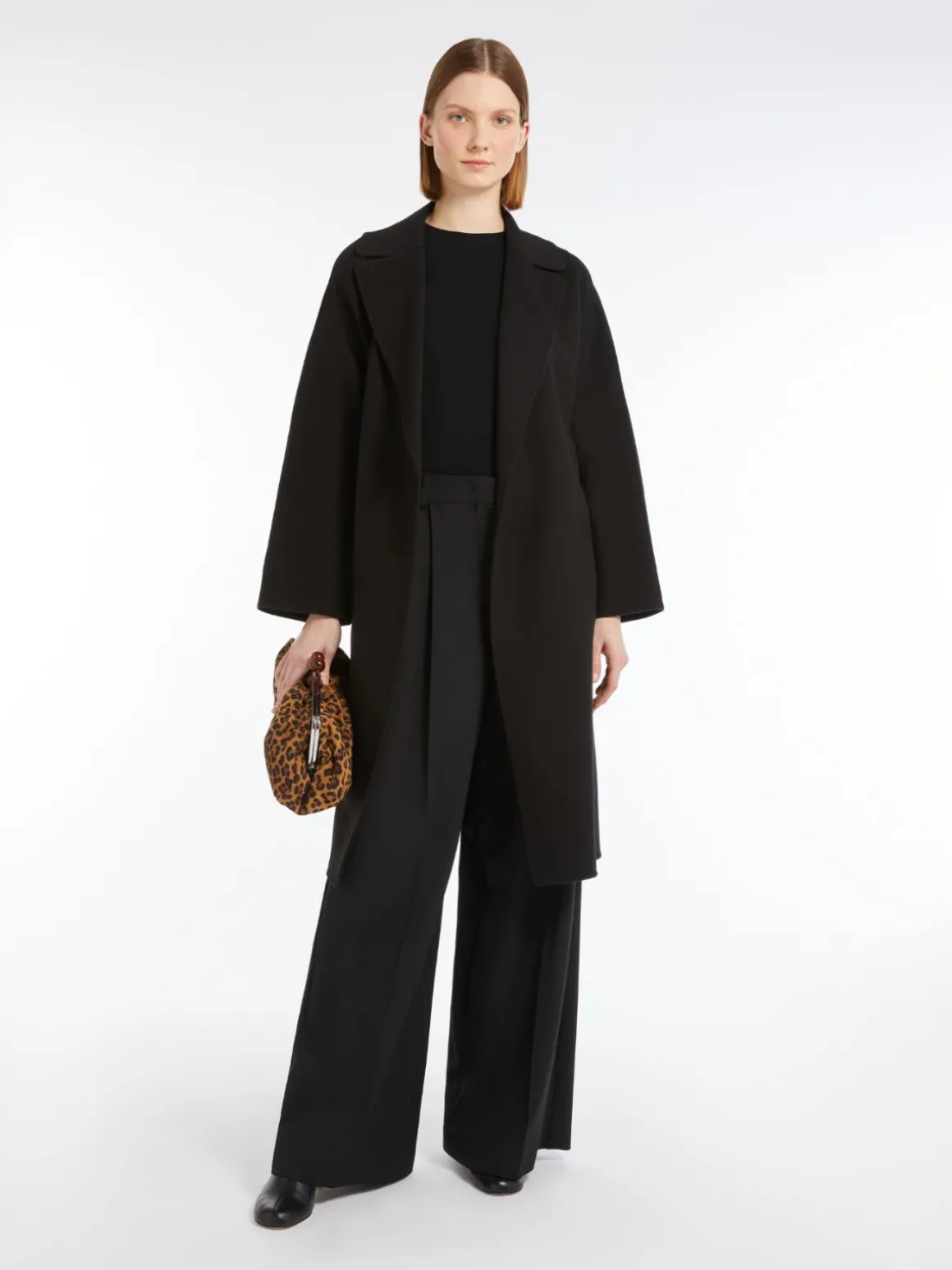 Flash Sale Cappotto a vestaglia in double di misto lana Cappottietrench