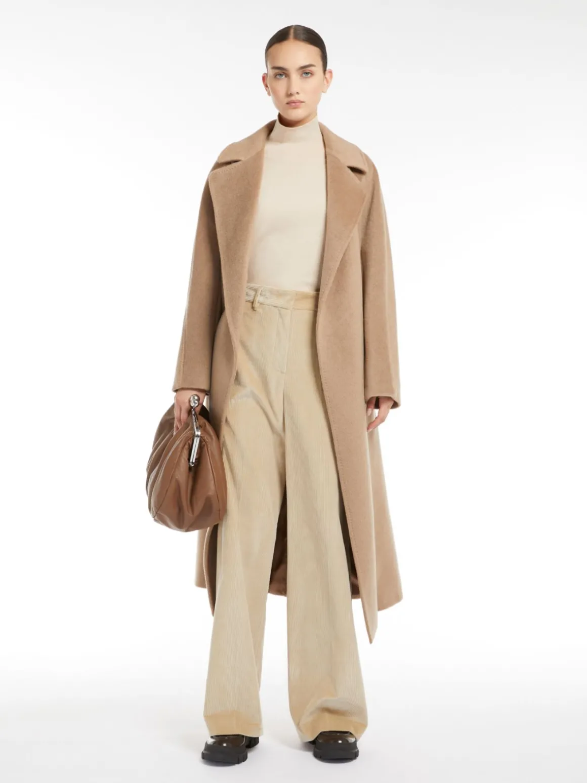 Cheap Cappotto a vestaglia in lana e alpaca Cappottietrench